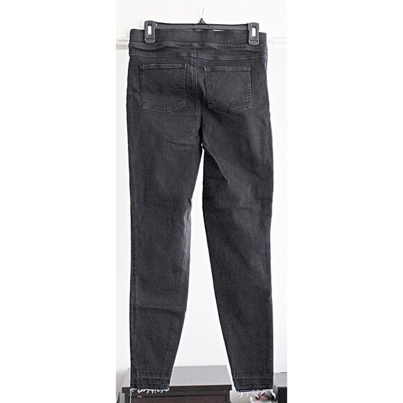 NEW w/Tags SPANX Vintage Distressed Pull-On Ankle Jeans, Black, Medium - Picture 5 of 11